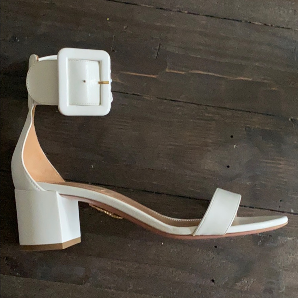 Aquazzura white sandals